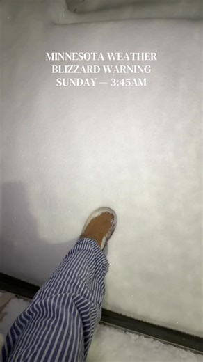 my brain was buffering and couldn’t figure out how to use my phone 🤣 i was not expecting my foot to sink as far as it did #sahmlife #mn #winterweather #snowstorm