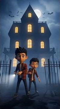 “Malam Menyeramkan di Rumah Hantu – Petualangan Fatur & Nopal” #videoshort #trandingshorts #animasi