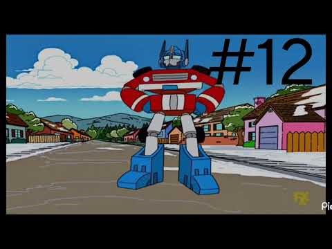 Simpsons robot transformations with transformers sound