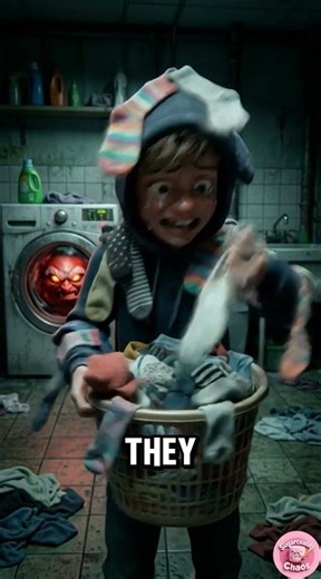 When your washing machine demands a sacrifice... 🧦💀 #shorts