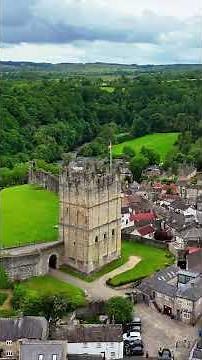 Epic views over Richmond Castle🏰 #richmond #richmondcastle #epic #fortress #history #england #uk