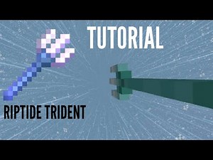 How To Use Riptide Trident In Minecraft