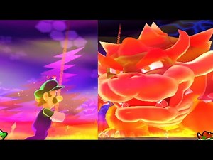 Mario & Luigi Dream Team - Walkthrough Part 59 - Giant Bowser Boss Battle