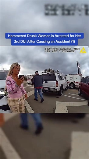 Hammered Drunk Woman is Arrested for Her 3rd DUI After Causing an Accident (1) #cops #copsoftiktok #police #copsoftiktok | Echo Flow