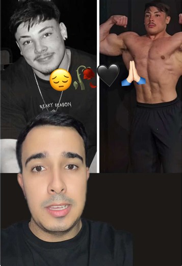 Acaba de falar o fisiculturista Gabriel Ganley 😢😔🙏🏻 . . . . . . . . . . . . #gabrielganley #fisiculturista #luto #fofocas