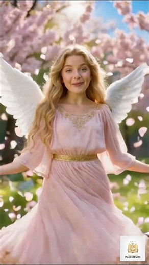 Angel of Joy | Dancing Under Cherry Blossoms | Heavenly Freedom
