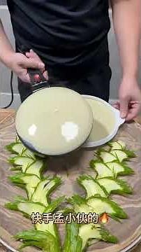 How to Create Amazing Cucumber Art with Knife Skills for Fast and Creative Cooking