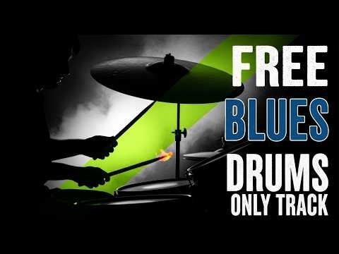 Free Modern Blues Drum Backing Track for Guitar Jamming at Medium Tempo
