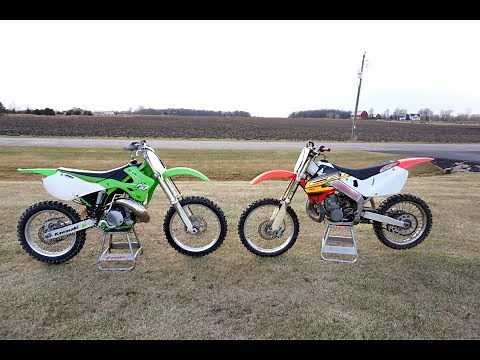 Honda Cr 250 vs Kawasaki Kx 250!!!