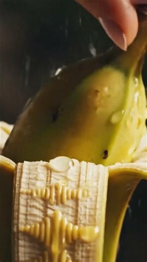 Banana Peel Turns Into Sound Waves 🍌🔊 | Satisfying Audio Visualizer