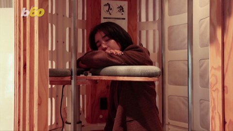This Cafe in Tokyo Features These Crazy Stand-Up Napping Pods