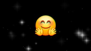 Download A smiley face with a star background for free