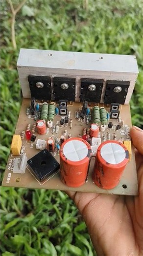 200 Watt Stero Amplifier Board With Supply Electronic Components Electronic Hobby Kit