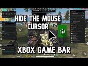 HOW TO HIDE THE MOUSE CURSOR ON XBOX GAME BAR WHEN RECORDING VIDEO 100% LIVE PROOF.2020