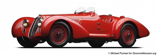 1938	Alfa Romeo 8c 2900B Mille Miglia Spider