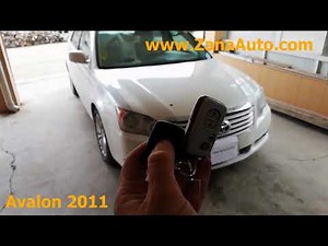 Toyota Avalon 2011 Remote Engine Start... fortin remote start ... install remote start