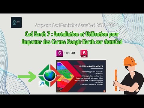 Arqcom CAD-Earth for AutoCAD 2018-2022: Installation and Google Earth Image Import in AutoCAD