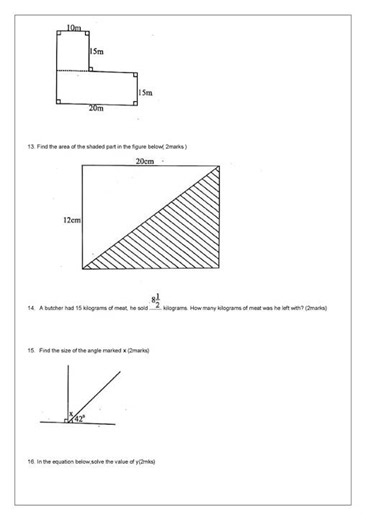 Grade 7 mathematics activities 2025 opener term 1