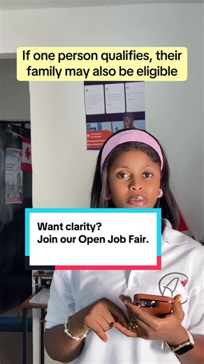 One person’s qualification can create opportunities for the whole family. If you qualify, your spouse and children may also be eligible — even if they are not bilingual. Your partner may be able to work, and your children may be able to study. All cases are subject to assessment. Join our Open Job Fair for clarity. #OpenJobFair #WorkInCanada #FamilyOpportunity #Francophone #CareerAbroad