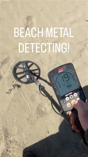 James on Instagram: "BEACH METAL DETECTING! #metaldetector #detectorist #equinox800"