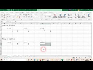 Cómo realizar la resta de matrices en Microsoft Excel