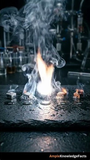 These 5 Metals Explode in Water 😳 | #shorts #chemistryfacts #sciencefacts