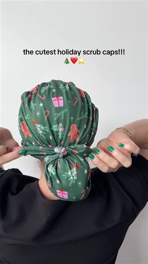 Holiday Collection of Cute Scrub Caps Launching Soon