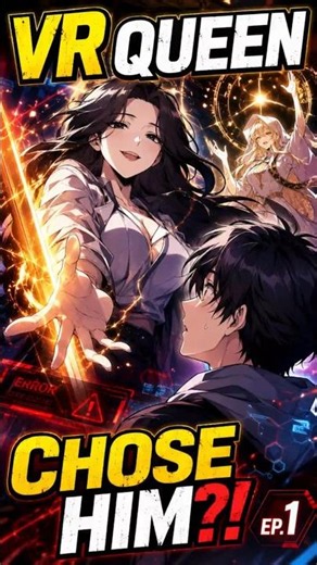 Why Did the Legendary VR Queen Choose Him?! 😱 | Manhwa Recap #Shorts