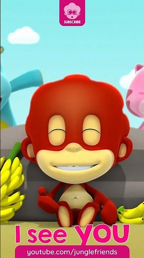 Peek A Boo - Short - Jungle Friends Nursery Rhymes