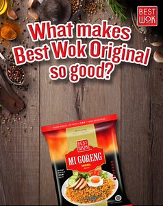 Busy schedules, endless to-do lists and that Monday energy running low? No worries! A plate of Best Wok Mi Goreng Original. Quick and tasty, is all you need to power through~ 😍 Who’s up for a noodle break? 👀✨ #BestWokOriginal #BestWok #BestWokBestMoment #InstantNoodles #BestWokMiGoreng | Best Wok World