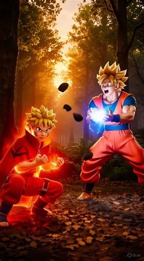 Goku vs Naruto: Ultimate Rasengan Clash! 🔥 part-2