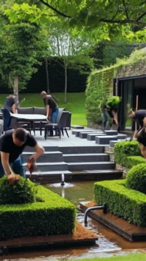 Stylish backyard renovation | Beautiful landscape design. #transformation #garden