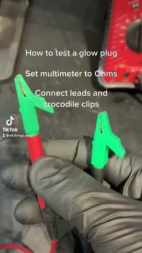 How to test a glow plug with a multimeter