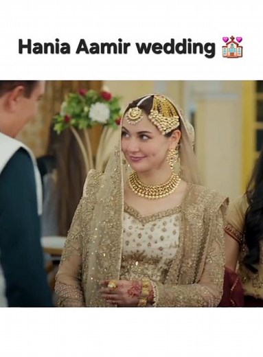 hania aamir wedding #song #tseries #entertainment #bollywood #wedding #terebi #lovesong #wahajali
