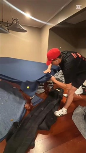 🎱Pool Table Move, Refelt, Repeat Perfection🔄