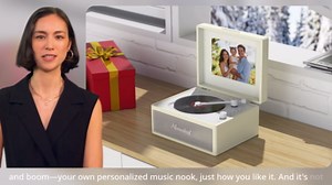 MONODEAL CD Player Portable,Retro CD Player with Bluetooth 5.0 & Dual HiFi Speakers,Magnetic Back Cover for Photos,2000mAh Battery,Remote Control, with USB/AUX/TF Gift-White