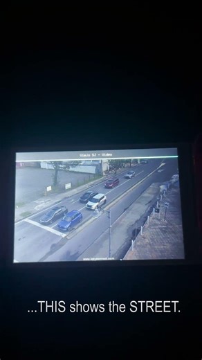 This device streams live street cameras using WiFi + a custom JavaScript backend.