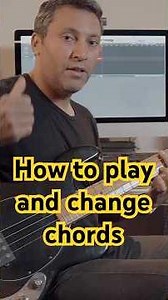 How To Play Chords on Bass [free strokes and chord changing]