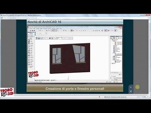 Tutorial Archicad 16 Finestre Personali Complesse
