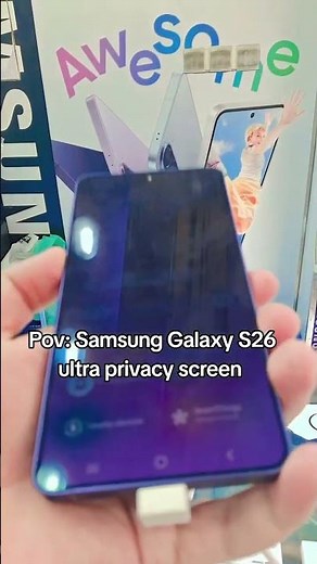 Samsung Galaxy S26 Ultra Privacy Screen Protector: Does it actually work? #samsungrollable