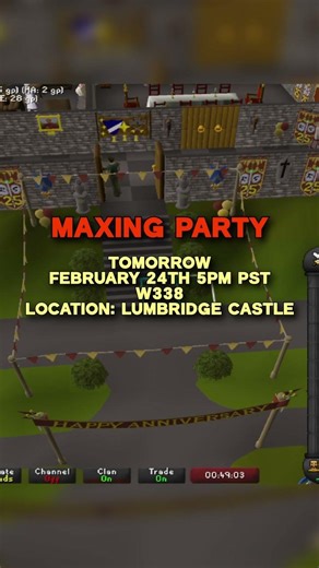 I am maxing my Old School Runescape Account