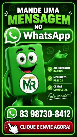 🚚💚 Atendimento rápido, preço justo e cestas completas!Na MR Cesta Básica !