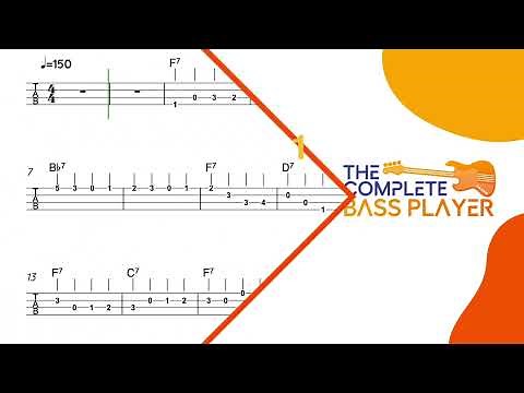 Route 66 Walking Bass Line With Tab