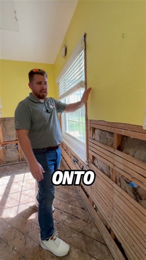 Before drywall, there was wood lath and plaster.