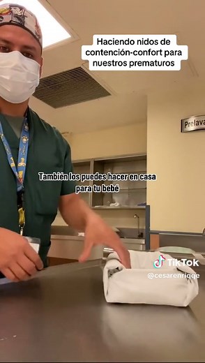 Un nido de contencion y confort favorece el desarrollo neurologico del recién nacido al brindarle la sensación de seguridad y reducción del estrés. #enfermeria #prematurebaby #nido #maternoinfantil #fyp #foryou #viral #nicu #fypシ #love #nurse