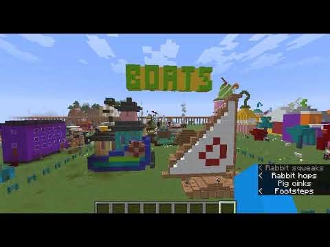 Minecraft into the forever world: fishing boat & catamaran builds at boat yard.