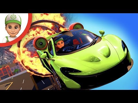 Cartoni Macchine. Cartoni educativi per bambini 6 anni. Macchine da corsa in competizione