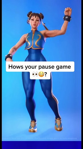 Chun Li Pregnant in Fortnite: Funny Pause Game Moment