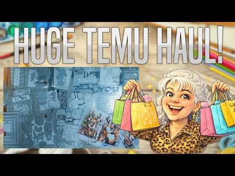 I Bought SO MANY Craft Supplies on TEMU…