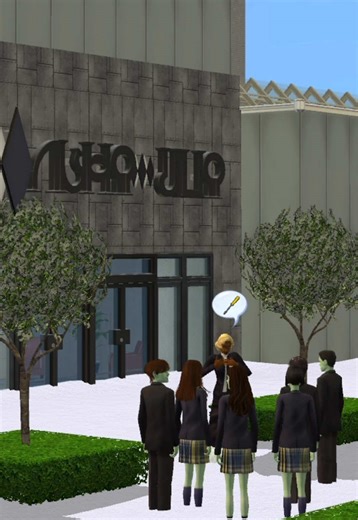 A field trip to the Landgraab Research Center with high school students. …and the most important part is that everyone made it back alive 🤭 #sims2 #sims #ts2 #simsteens #simsaliens